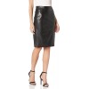 Women's Lightweight Leather Modern Pencil Skirt